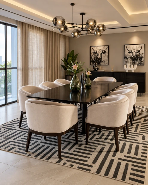 Eye of Horus 8-Seater Dining Set