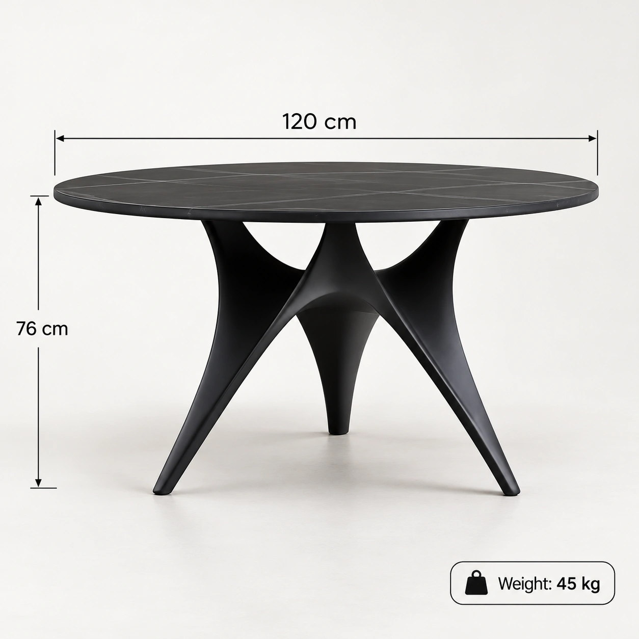 Arc Round Dining Table Only - Image 3