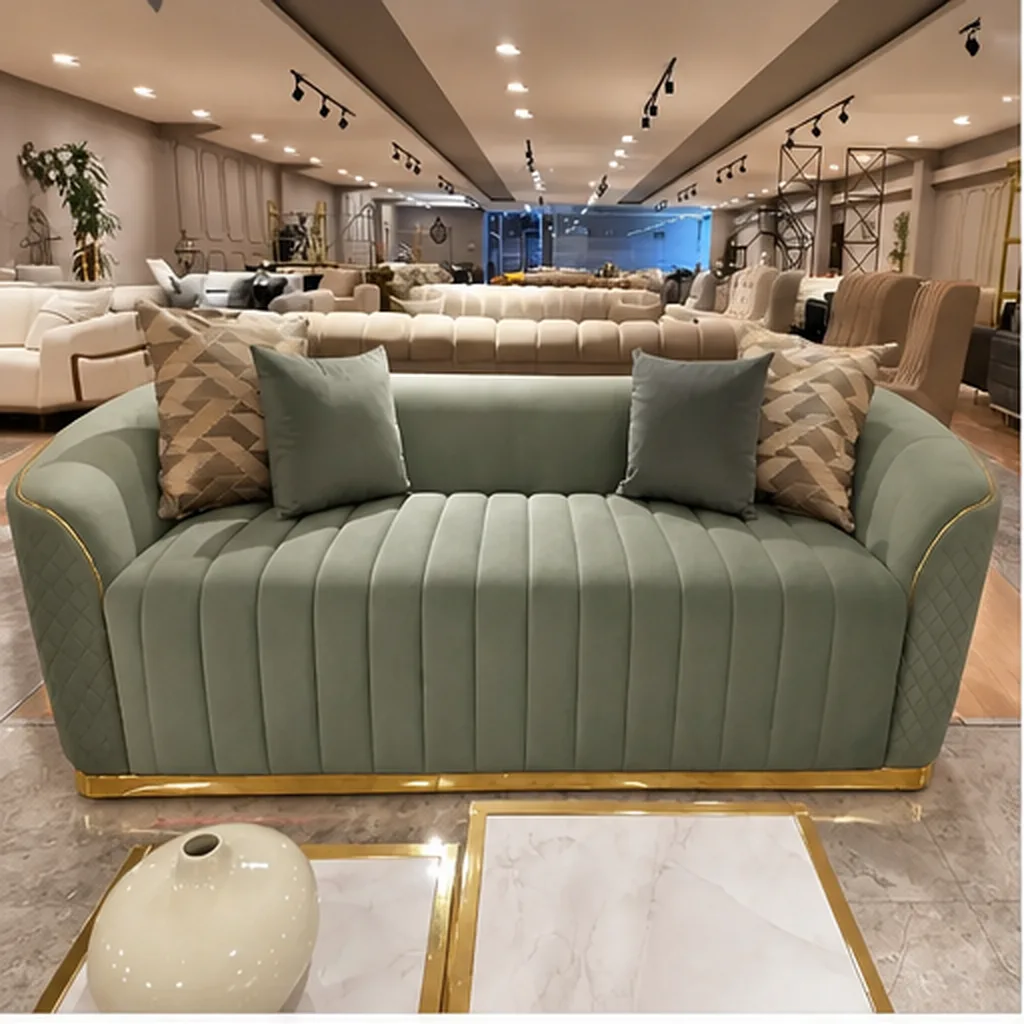 GRAND LUXE SOFA SET - Sage Green AI