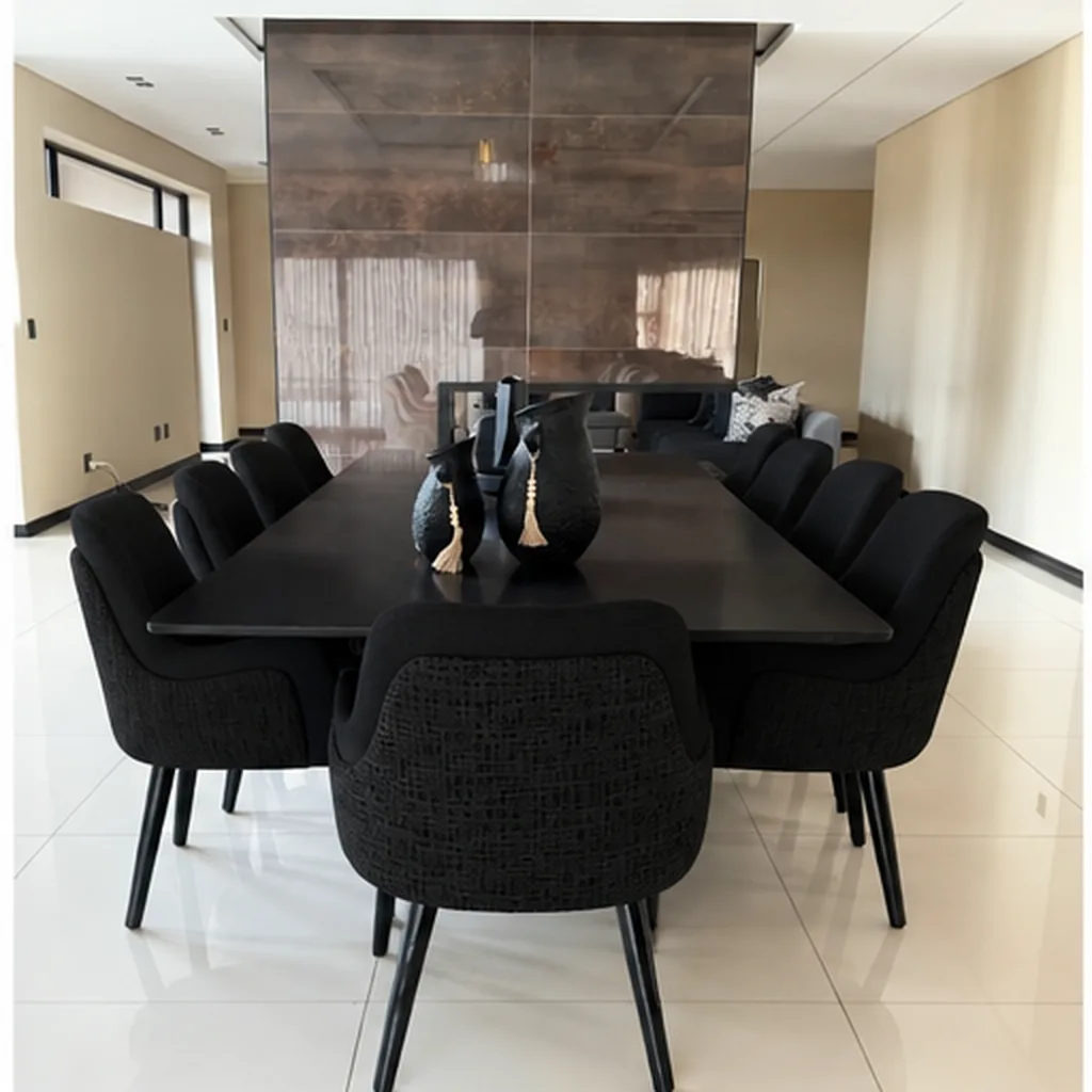 JOANNE Dining Set - Black AI
