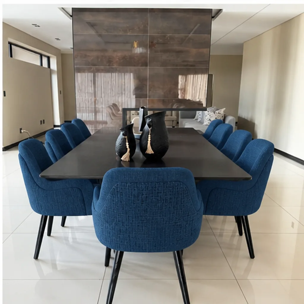 JOANNE Dining Set - Blue AI