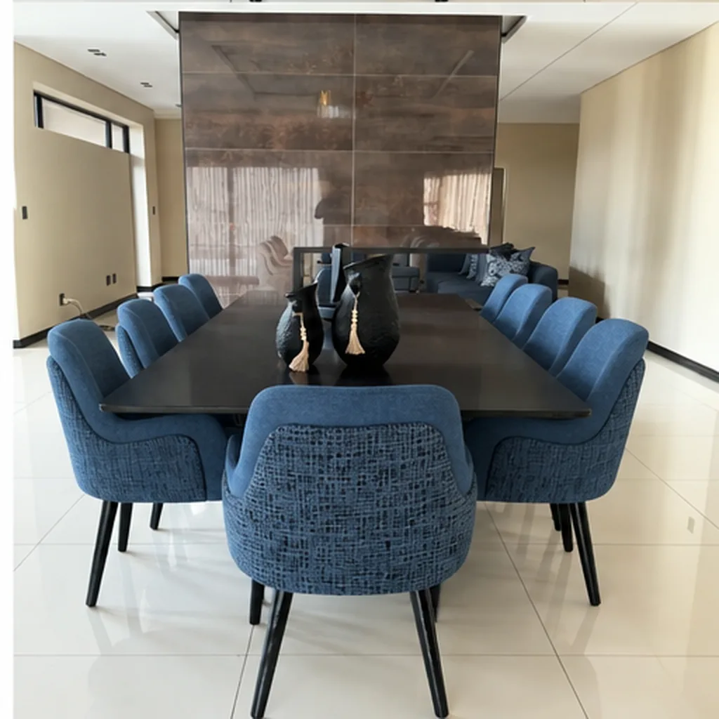 JOANNE Dining Set - Blue AI