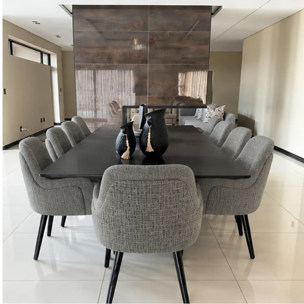 JOANNE Dining Set - Grey AI
