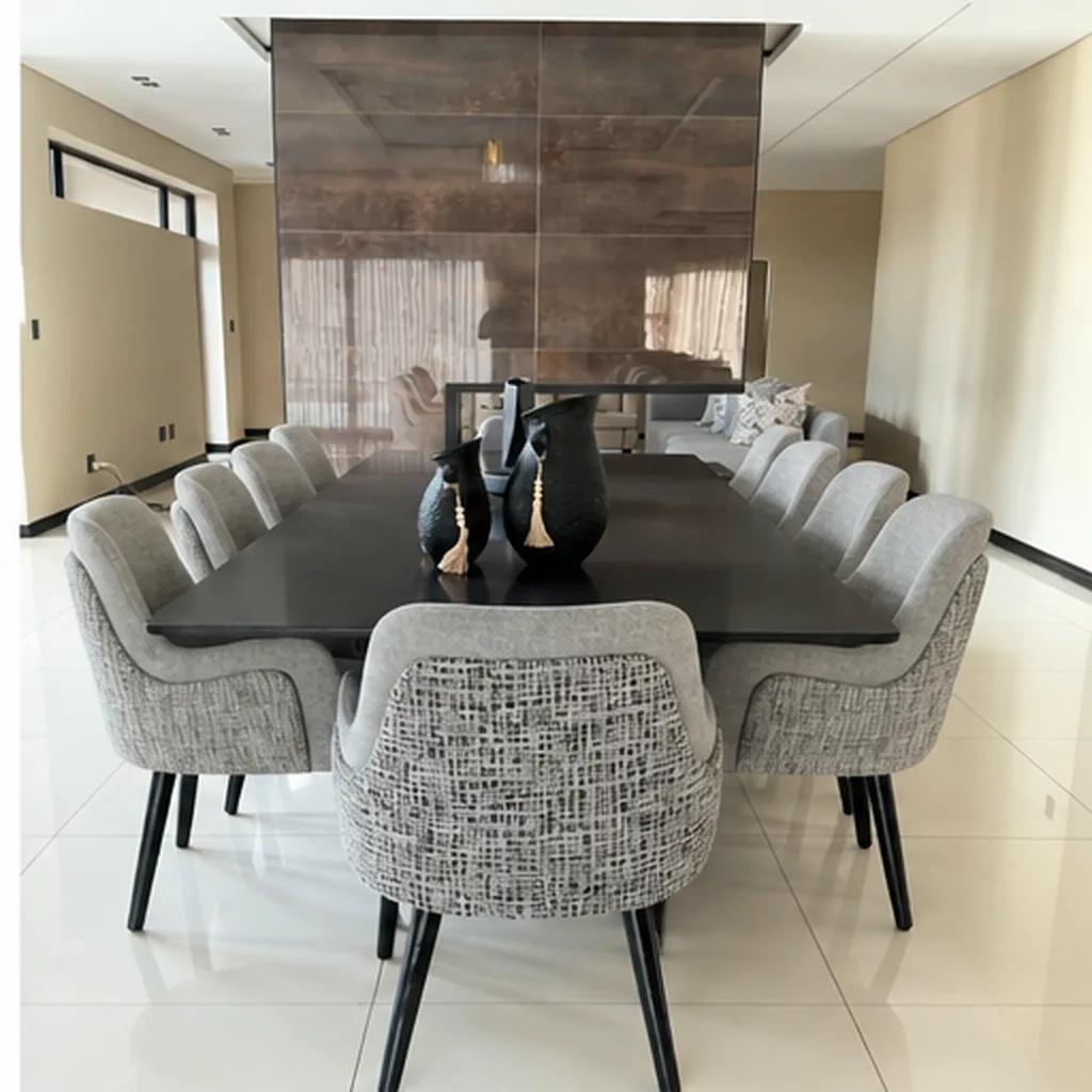 JOANNE Dining Set - Grey AI