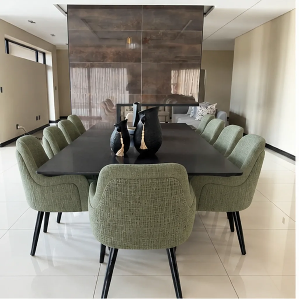 JOANNE Dining Set - Sage Green AI