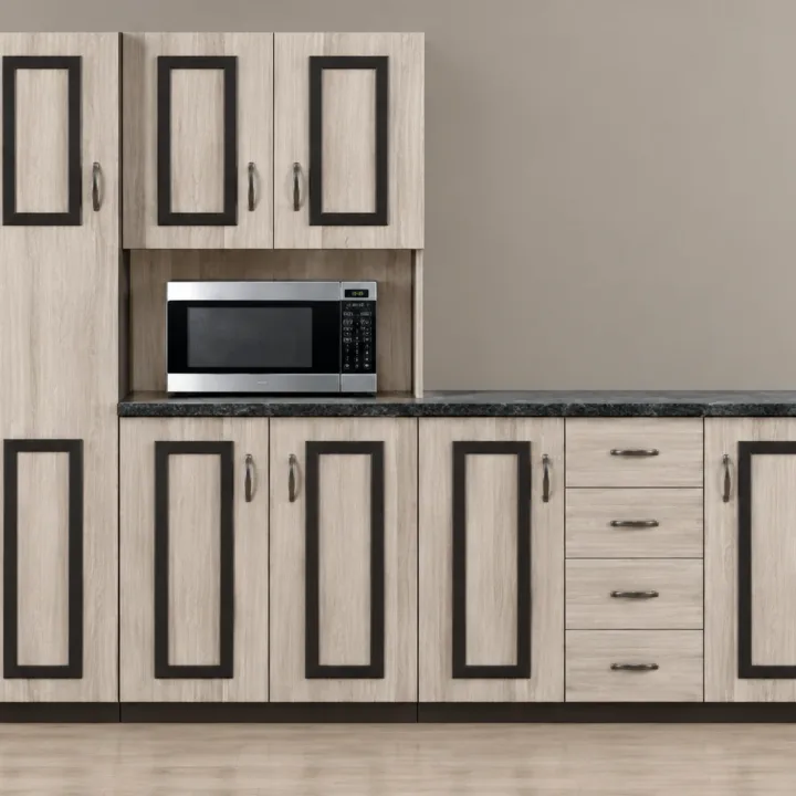 Modern Modular Kitchen Cabinet Set with Ample Storage