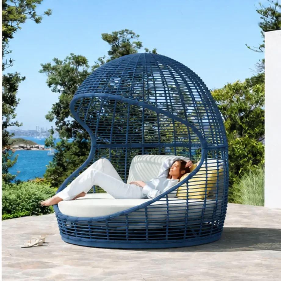 Kokoon Daybed – Light Grey - Blue AI