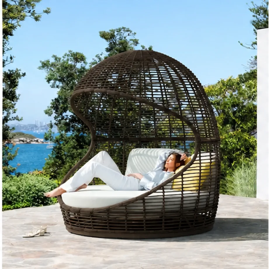Kokoon Daybed – Light Grey - Dark Brown AI