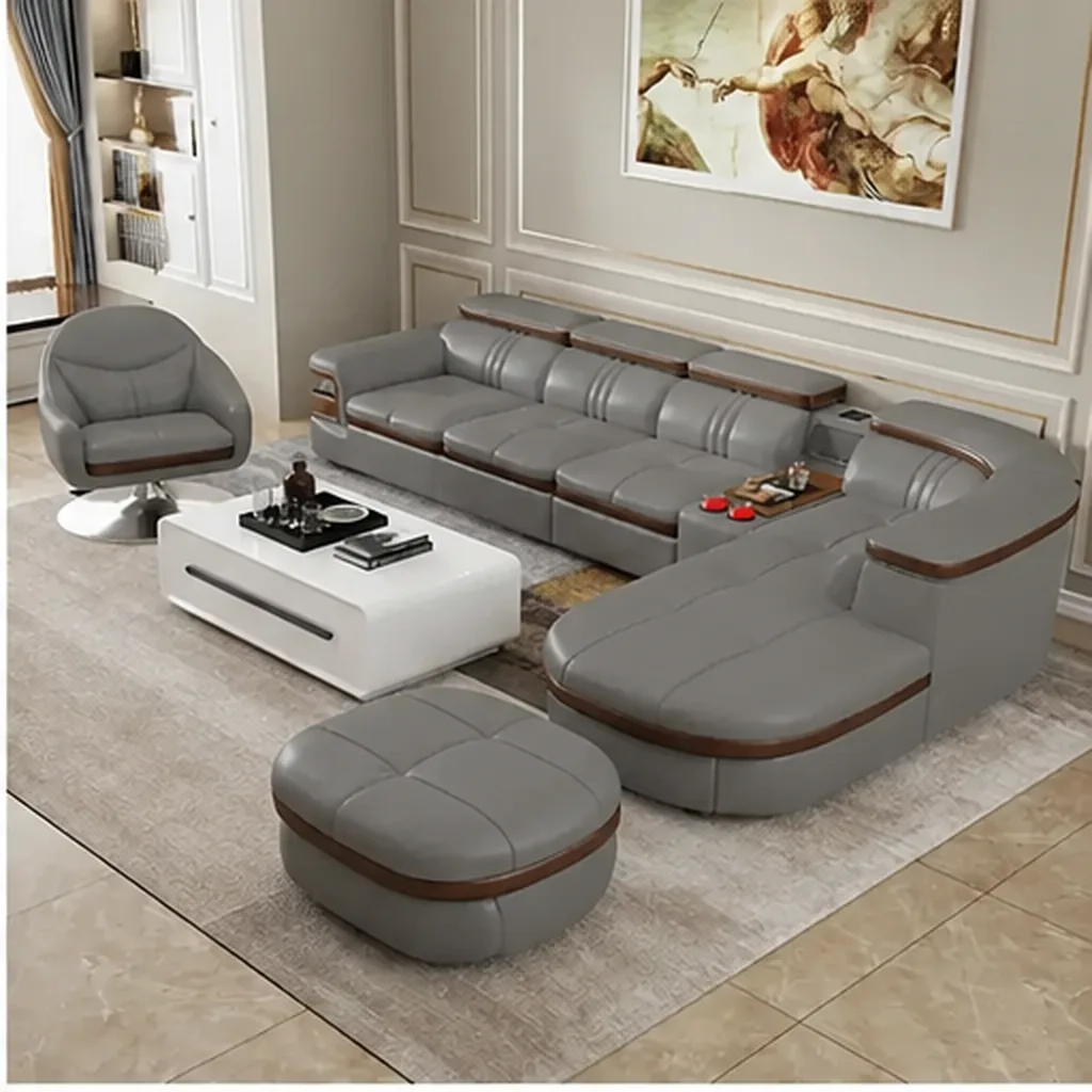 LUXORIA GRAND DESIGNER SOFA - Grey AI