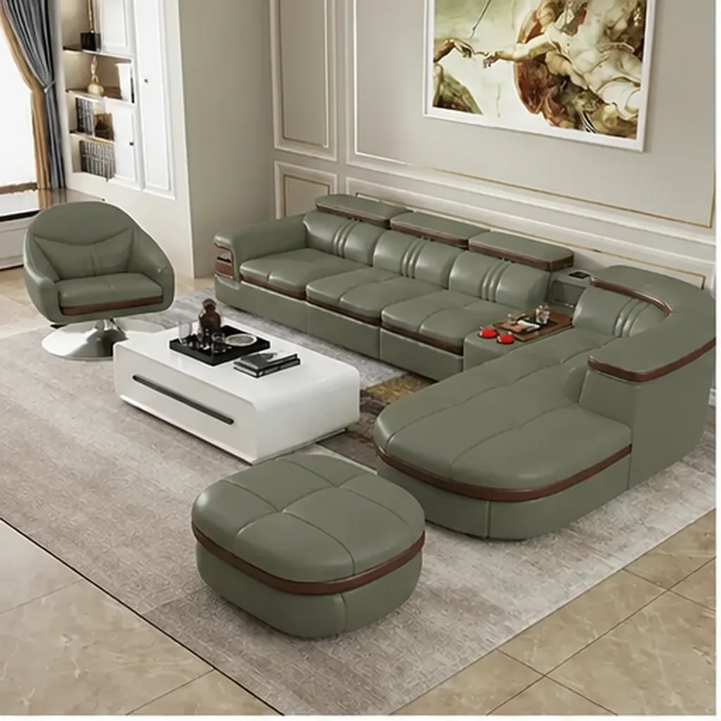 LUXORIA GRAND DESIGNER SOFA - Sage Green AI