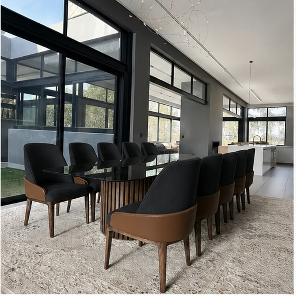 Nokwazi 10 Seater Dining Set - Black AI