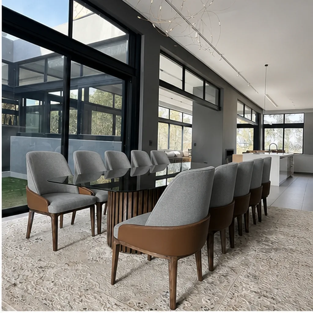 Nokwazi 10 Seater Dining Set - Grey AI