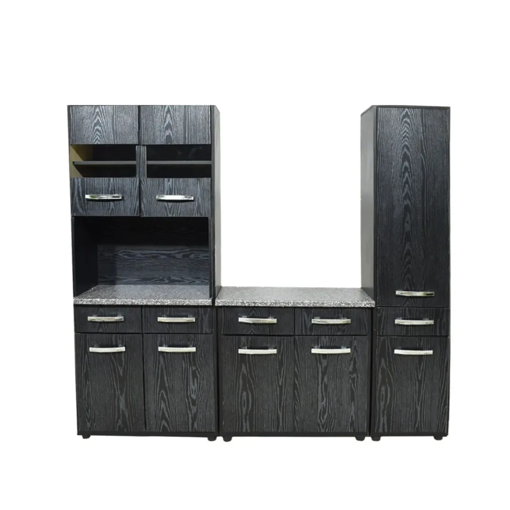 Rio Kitchen Scheme 3pce Black