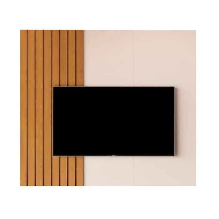 Boto 1.8m Modern Plasma Stand with Slatted Accent