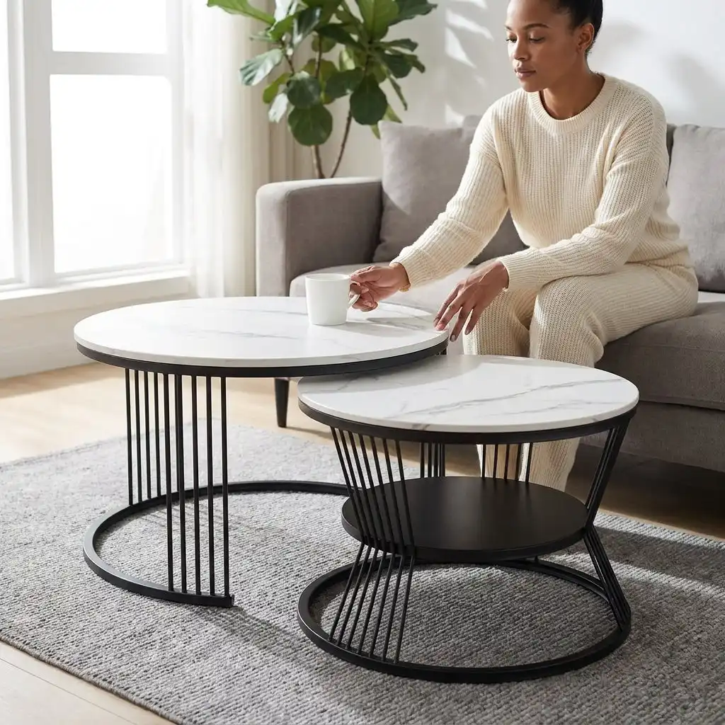 Modern Black Coffee Table - A Chic Centerpiece for Your Home