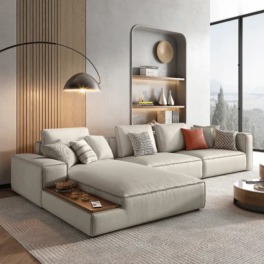 Siddell Premium 4-Seater L-Shape Sofa - Image 4
