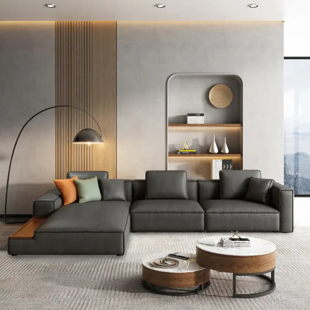 Siddell Premium 4-Seater L-Shape Sofa - Image 9