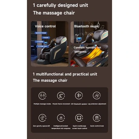 JDI Fitness 2026 4D S-Track Zero Gravity Luxury Full Body Massage Chair