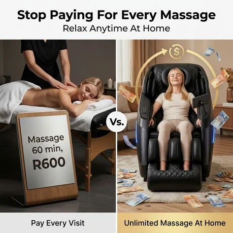 ITOUCH AI Full Body Massage Chair, Voice Control, Zero Gravity, Bluetooth - Shadow Black