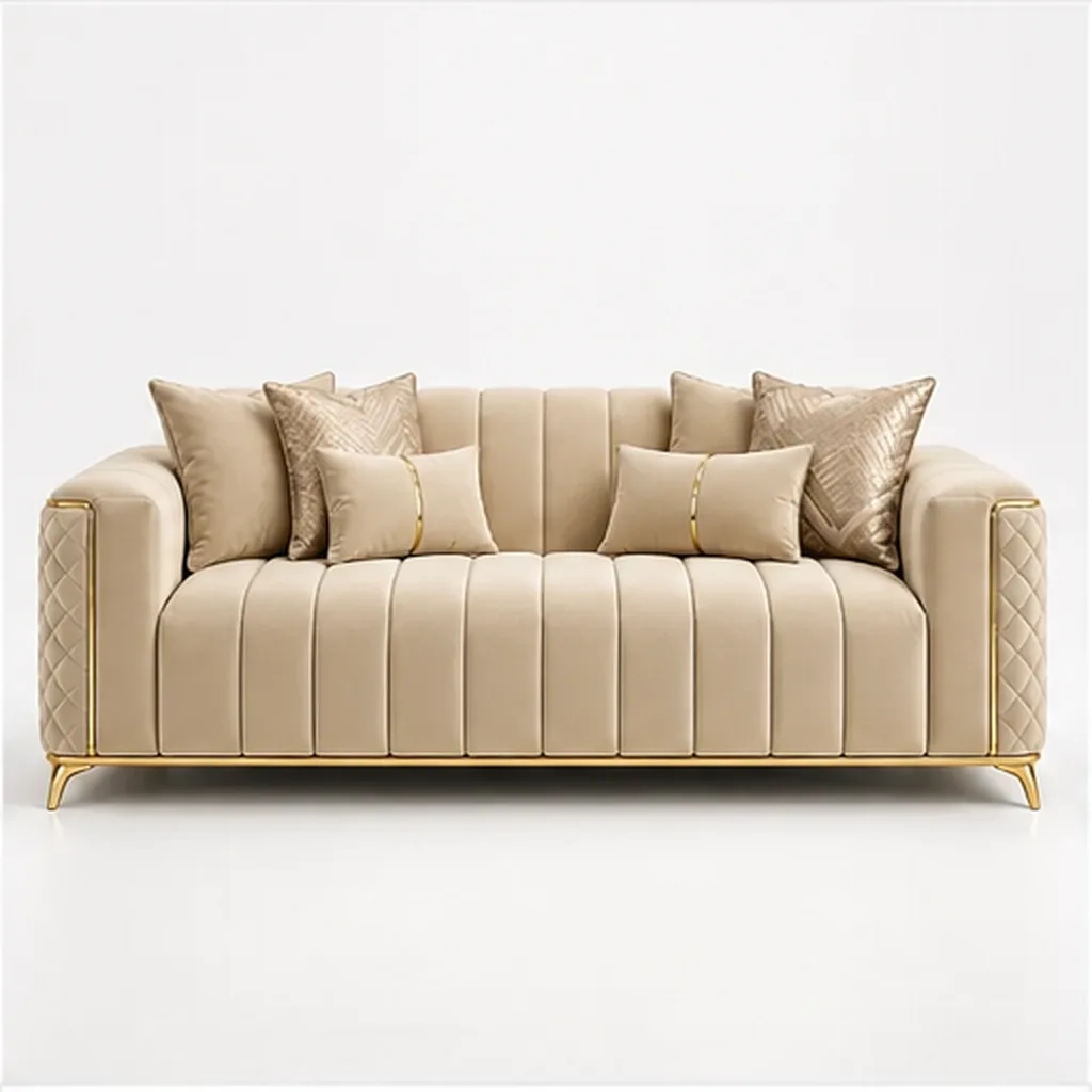 Seraphina Luxe 2 Seater Sofa - Beige AI