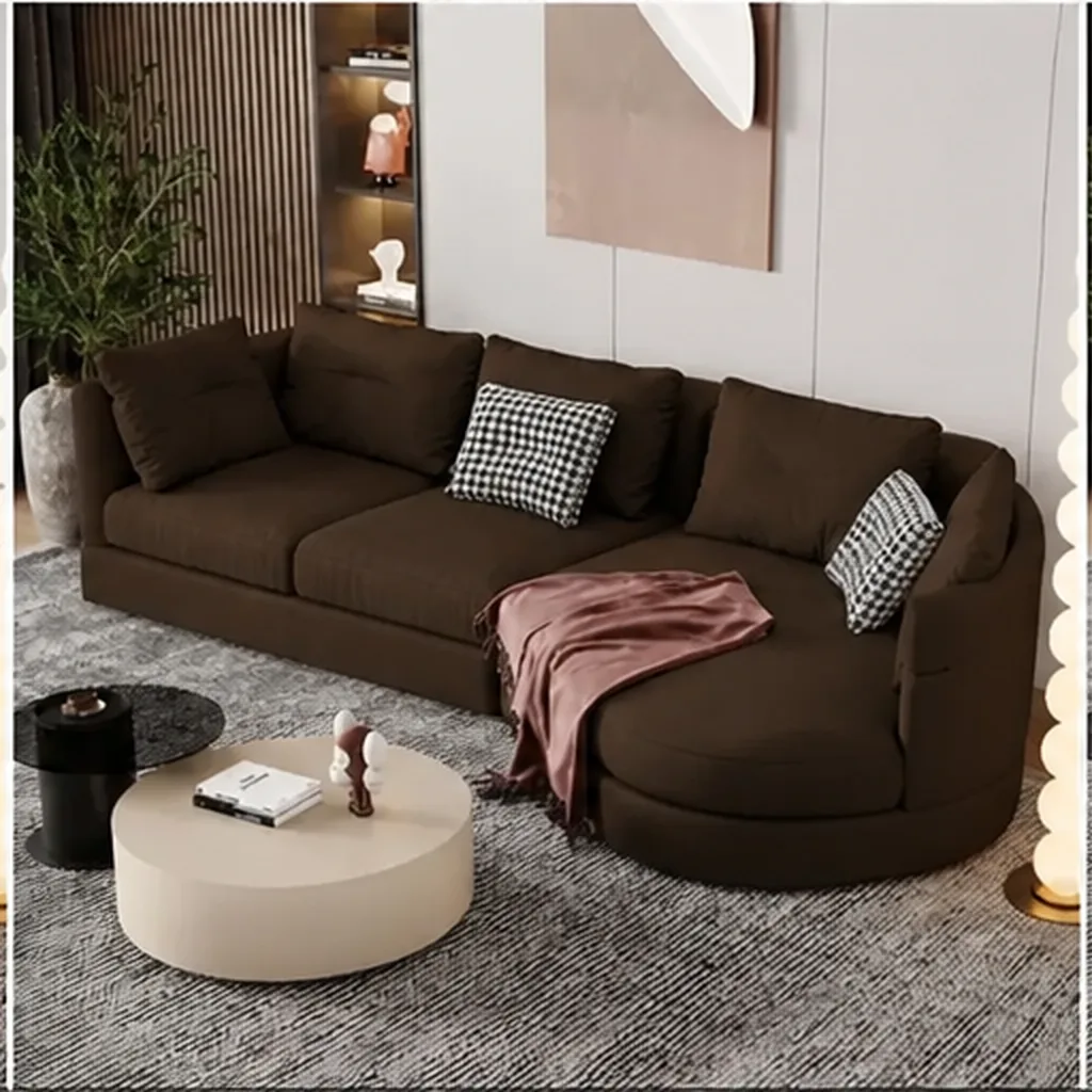 Shahiri Couch - Dark Brown AI