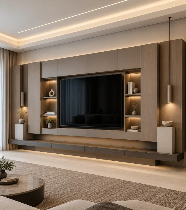 Aurelia Grand TV Wall Console & Entertainment Unit