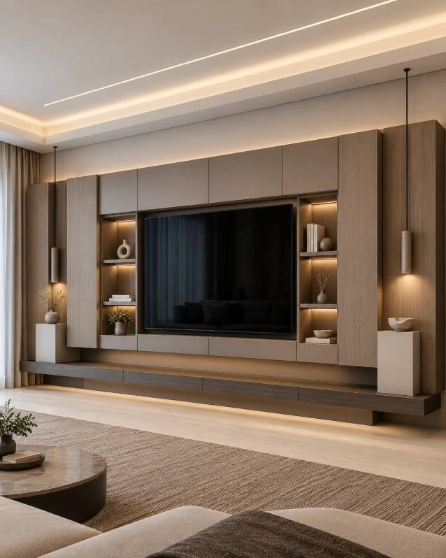 Aurelia Grand TV Wall Console & Entertainment Unit