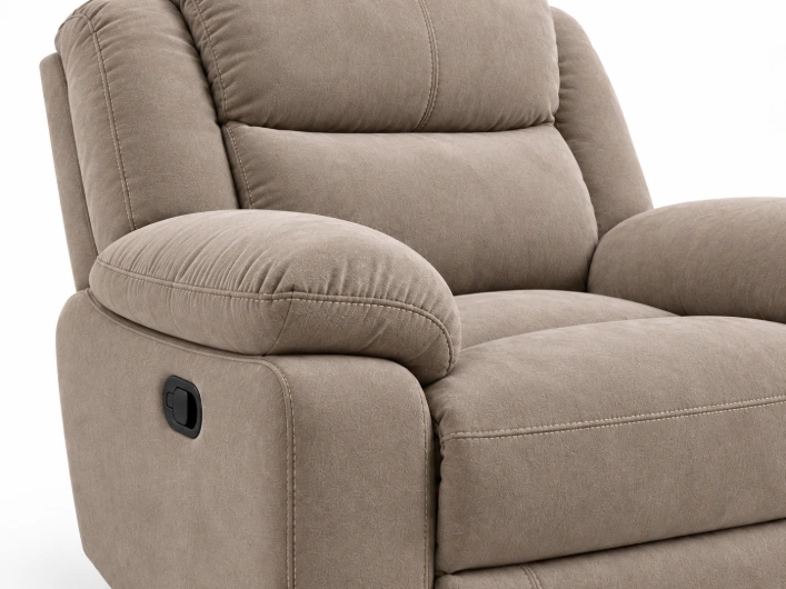 Milano Premium 3+2+1 Microfiber Recliner Lounge Suite - Image 14