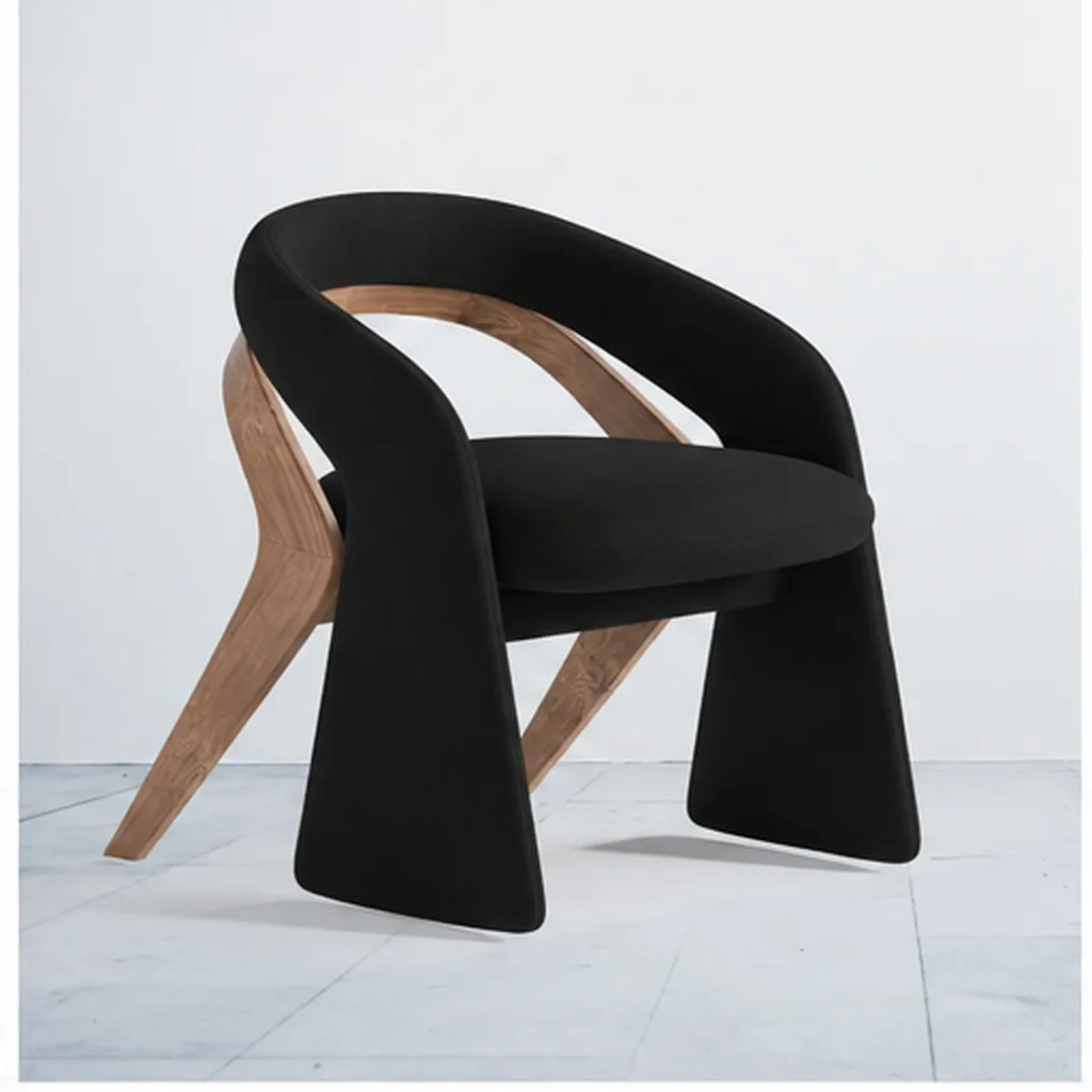 Stylish Comfort Chair - Black AI