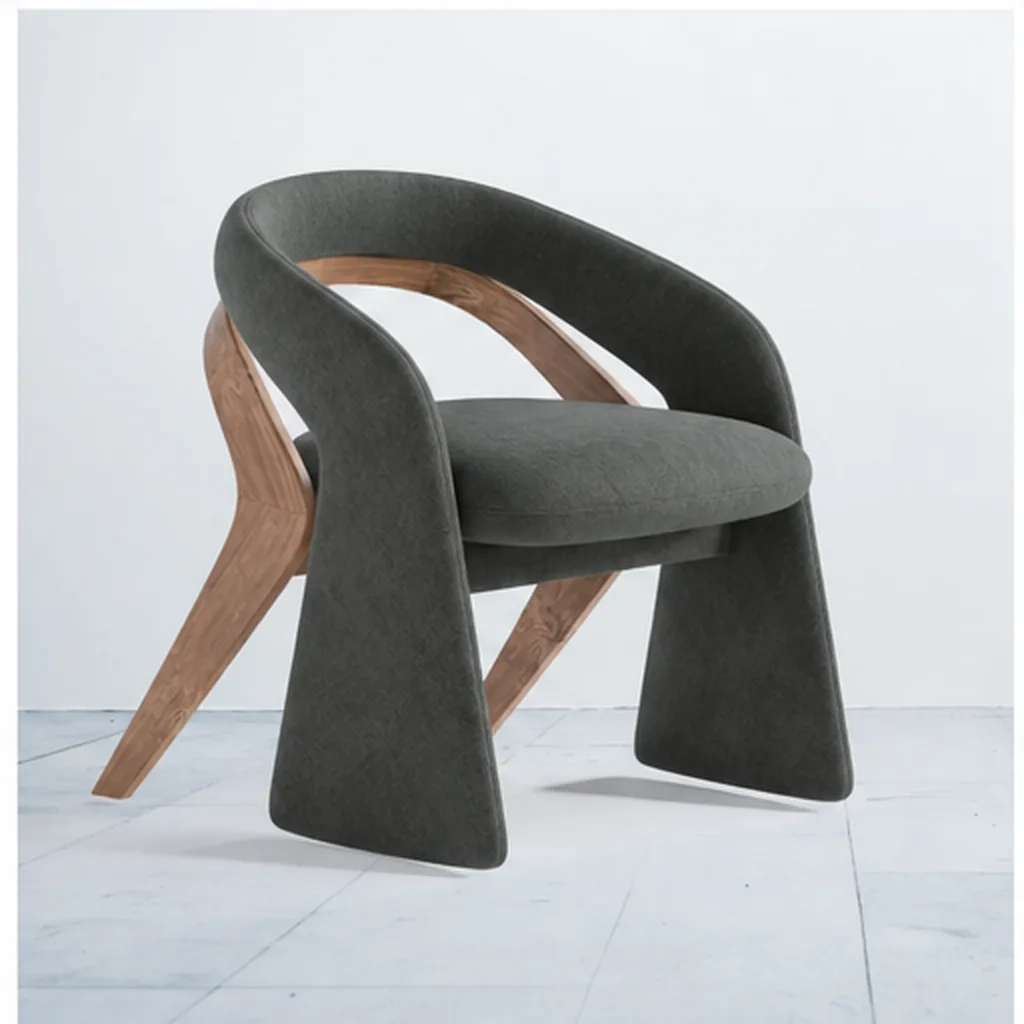 Stylish Comfort Chair - Charcoal AI